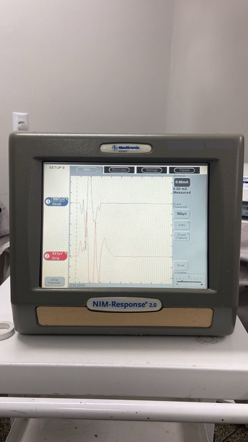 Monitorização neural intraoperatória (Medtronic NIM)